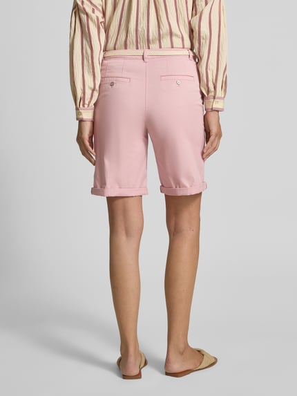 Christian Berg Woman Chino-Bermudas mit Gürtel Altrosa 5