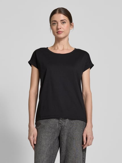 VILA T-Shirt mit Rundhalsausschnitt Modell 'DREAMERS' Black 4