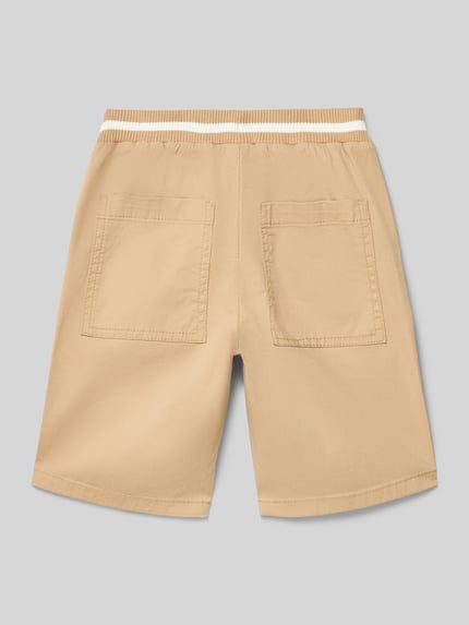 s.Oliver RED LABEL Regular Fit Sweatshorts aus Baumwoll-Mix Sand 3