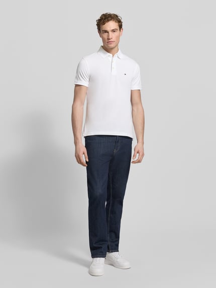 Tommy Hilfiger Slim Fit Poloshirt mit Stretch-Anteil  Weiss 1