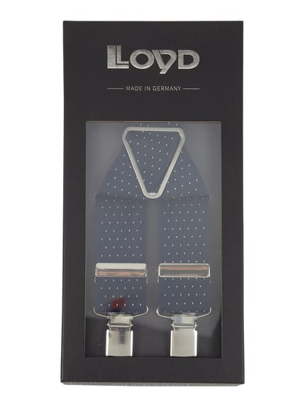 LLOYD Men's Belts Hosenträger in X-Form Marine 3