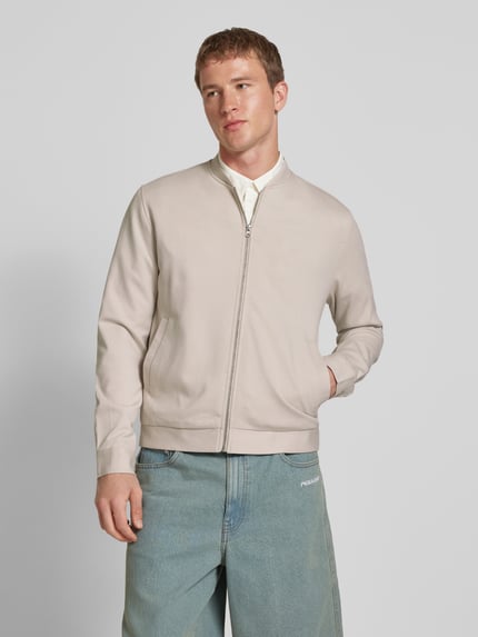 ONLY & SONS Bomberjacke mit Stehkragen Modell 'MARK' Offwhite 4