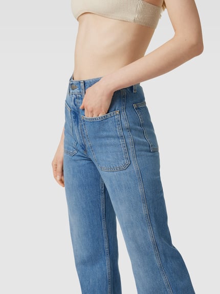 Dodo bar Or Loose Fit Jeans mit Label-Patch Jeansblau 3