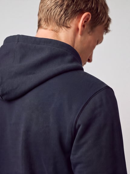BOSS Orange Hoodie mit Logo-Patch Modell 'Wetalk' Marine 3