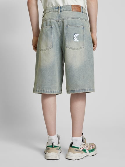 Karl Kani Baggy Fit Jeansshorts im 5-Pocket-Design Jeansblau 5