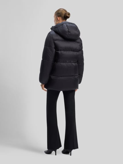 HUGO Steppjacke mit Taillenzug Modell 'Falentina-3' Black 5