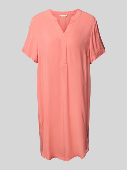 Tom Tailor Oversized mini-jurk van pure viscose Abrikoos - 2
