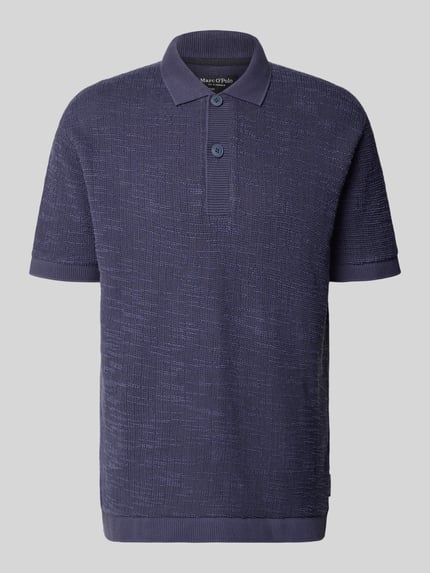 Marc O'Polo Relaxed fit Poloshirt van Katoenmix Donkerblauw - 2