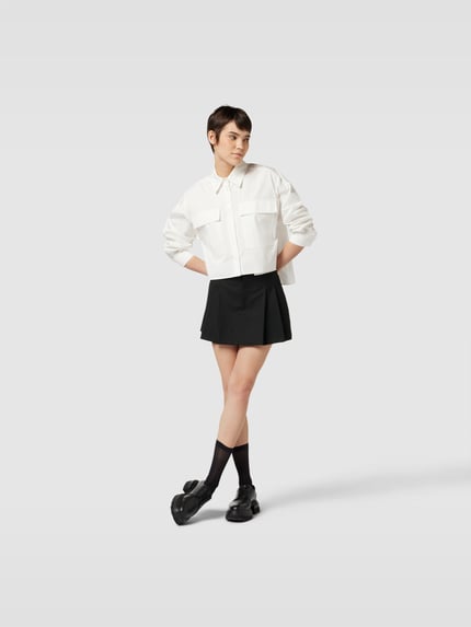 The Garment Spódnica plisowana o długości mini Czarny 1