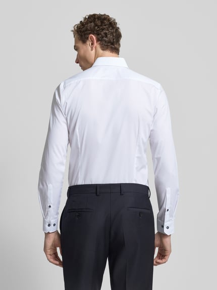 OLYMP No. Six Super Slim Fit Business-Hemd Modell 'Urban Kent' Weiss 5