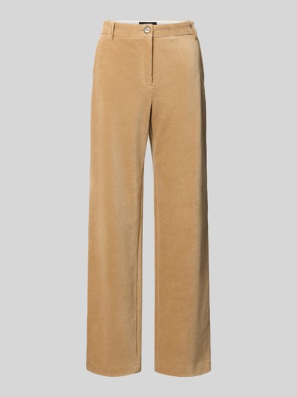 Wide Leg Anzughose aus Baumwoll-Mix Modell 'WUKARI' Shop The Look MANNEQUINE