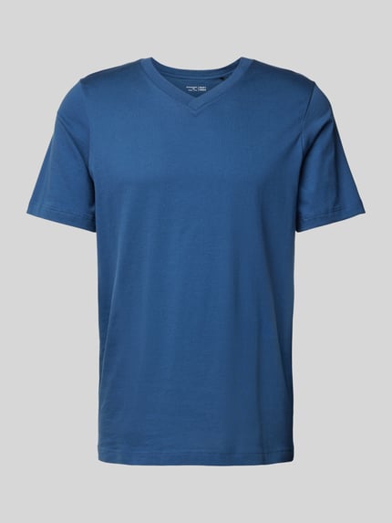 SCHIESSER T-Shirt mit V-Ausschnitt Royal 2