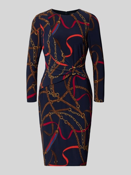 Lauren Ralph Lauren Nauwaansluitend etuijurk model 'FABIANA' Marineblauw - 2