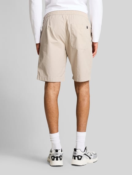 Tom Tailor Denim Szorty dresowe w kroju regular fit z czystej bawełny Beżowy 5