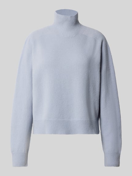 DRYKORN Sweter z dzianiny ze stójką Jasnoniebieski melanż 2