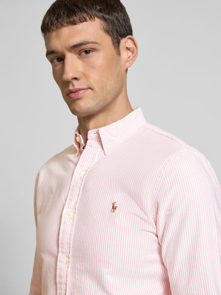 Polo Ralph Lauren Slim Fit Freizeithemd mit Logo-Stitching Rose 3