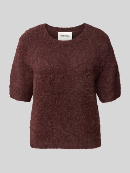 Pullover van alpacamix met ronde hals model 'Tirina' Shop The Look MANNEQUINE