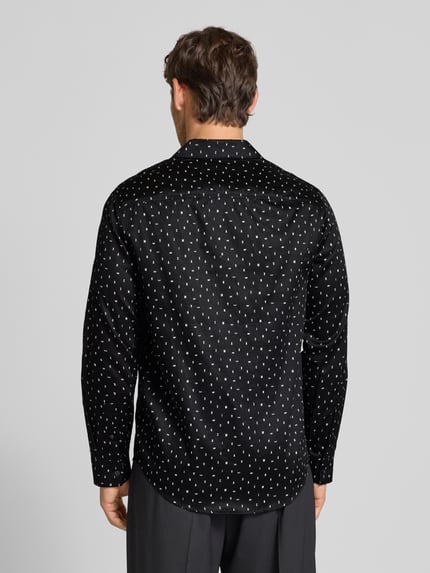 Armani Exchange Freizeithemd mit Knopfleiste Modell 'CAMICIA' Black 5