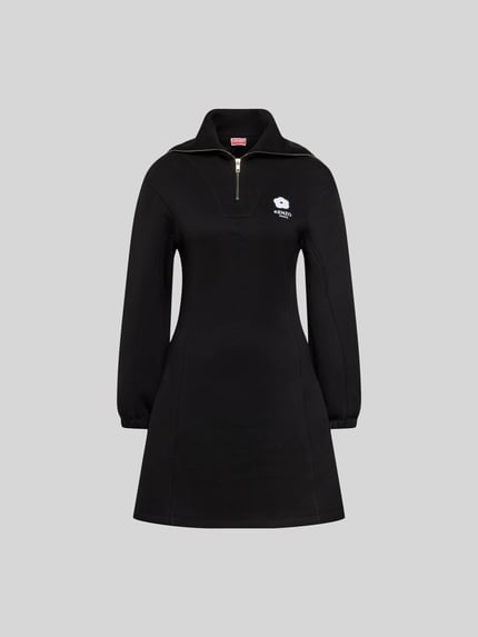Kenzo Sweatkleid aus reiner Baumwolle Black 2
