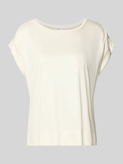 T-Shirt mit fixiertem Ärmelaufschlag Modell 'Sosilla' Shop The Look MANNEQUINE