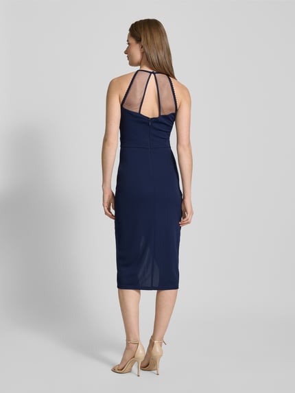 Lipsy Cocktailkleid mit Nahtreißverschluss Marine 5