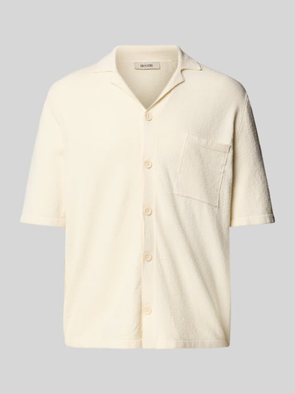 ONLY & SONS Freizeithemd mit Knopfleiste Modell 'FRANKIE' Offwhite 2
