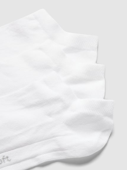 camano Socken mit elastischem Bündchen im 3er-Pack Weiss 2