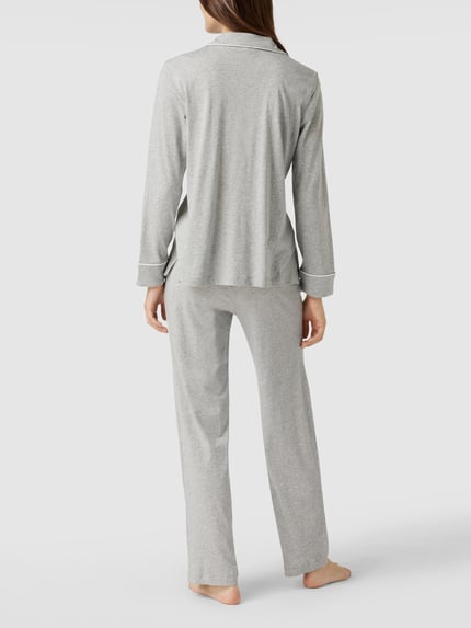 Lauren Ralph Lauren Pyjama aus Baumwoll-Modal-Mix Mittelgrau 5