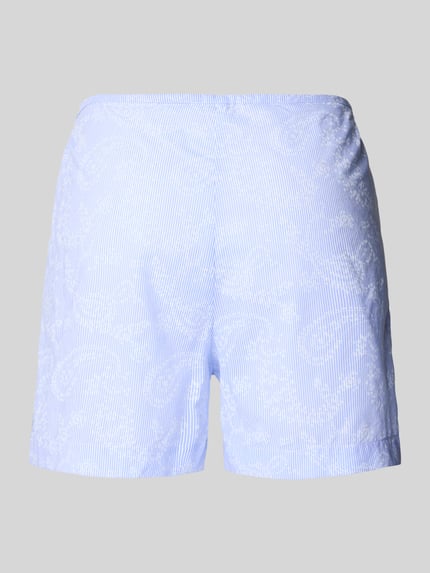 Christian Berg Woman Regular Fit Pyjama-Shorts mit Tunnelzug Bleu 3