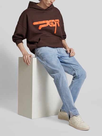 PEGADOR Straight leg jeans in 5-pocketmodel, model 'Withy' Jeansblauw - 3