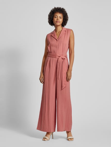 b.young Jumpsuit mit Taillengürtel Altrosa 4