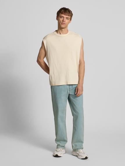 PEGADOR Baggy fit jeans in 5-pocketmodel, model 'BALTRA' Jeansblauw - 1