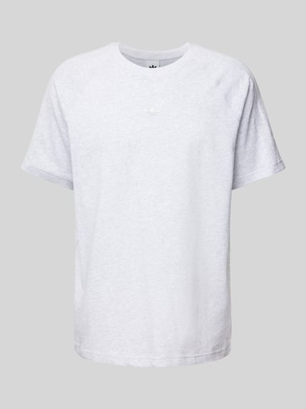 adidas Originals T-shirt z wyhaftowanym logo Jasnoszary 2