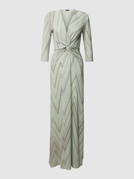Liu Jo Black Abendkleid mit V-Ausschnitt Mint 2