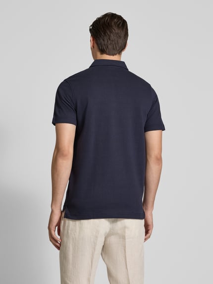LERROS Regular fit poloshirt met logodetail Zwart - 5