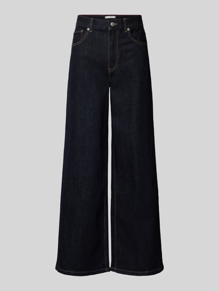 Wide Leg Jeans aus Baumwoll-Mix Shop The Look MANNEQUINE