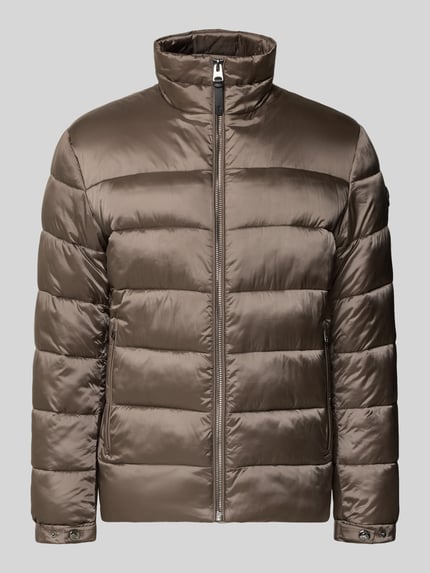 JOOP! COLLECTION Regular fit gewatteerd jack met opstaande kraag model 'Craigton' Beige - 1