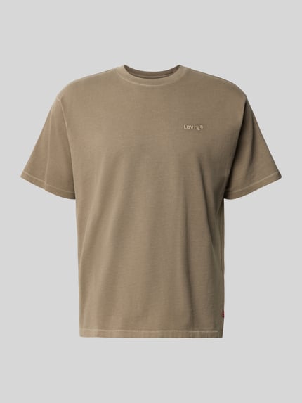 relaxed fit t-shirt van puur katoen model 'VINTAGE TEE' Shop The Look MANNEQUINE