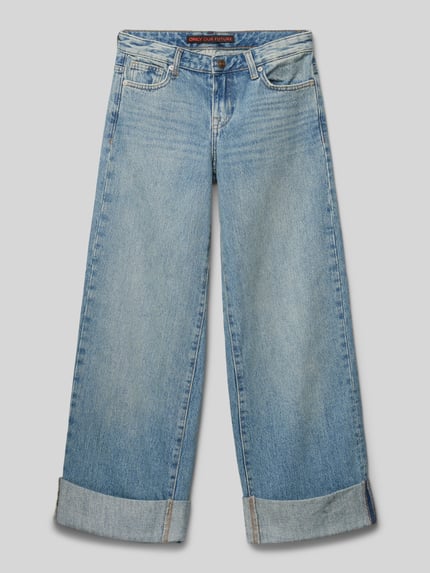 ONLY Baggy Jeans aus Baumwoll-Mix Modell 'BROOME' Blau 1