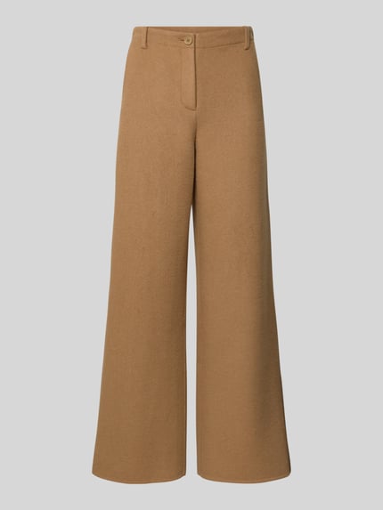 Ausgestellte Wideleg-Hose aus Woll-Mix - curated by Maja Weyhe Shop The Look MANNEQUINE