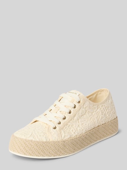 Tamaris Sneaker mit Schnürverschluss Offwhite 1