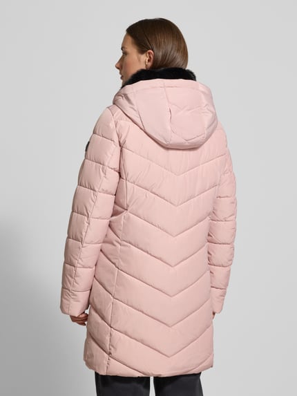 NAUTGÅRD Gewatteerde lange jas met Sorona® Aura-vulling
 Lichtroze - 5