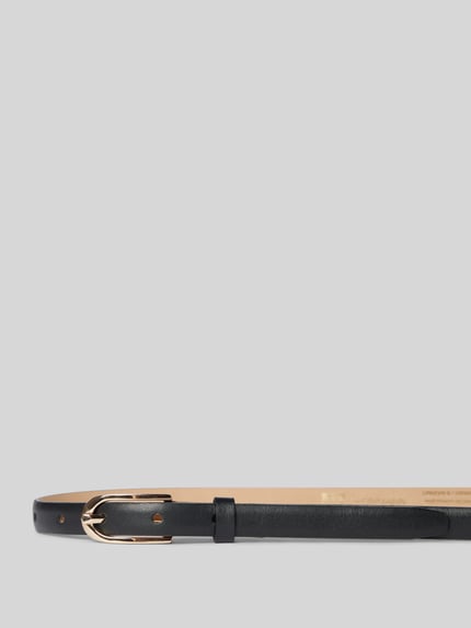 Weinmann Riem van echt rundleer model 'Savage' Black - 2
