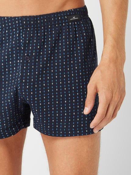 GÖTZBURG 1889 Boxershorts aus Jersey im 2er-Pack Dunkelblau 2