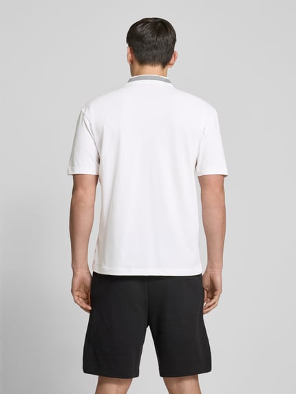 HUGO Poloshirt mit Label-Print Modell 'Dodac' Weiss 5