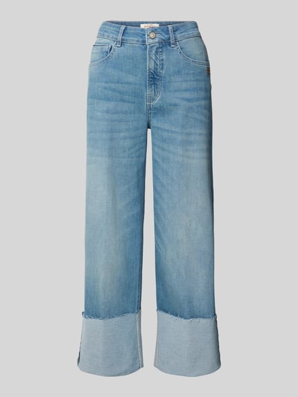 GANG Denim-Culotte mit verkürztem Schnitt Modell 'JETTE CULOTTE' Blau 2