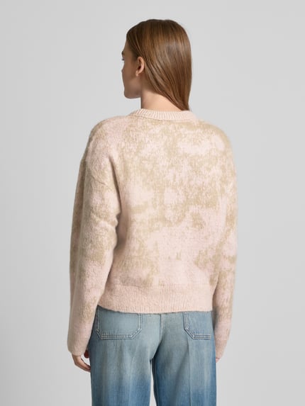 Jake*s Studio Woman Regular Fit Strickpullover mit Alpaka-Anteil Sand 5