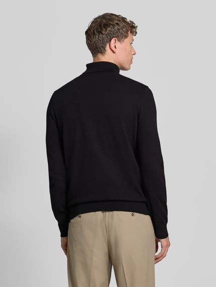 LERROS Regular Fit Strickpullover mit Rollkragen Black 5