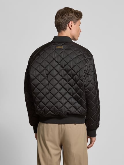 HUGO Regular fit gewatteerd jack met opstaande kraag, model 'BICOL2541' Zwart - 5