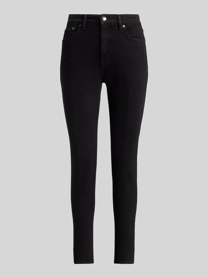 Lauren Ralph Lauren Skinny Fit Jeans aus Baumwoll-Mix BLACK 2